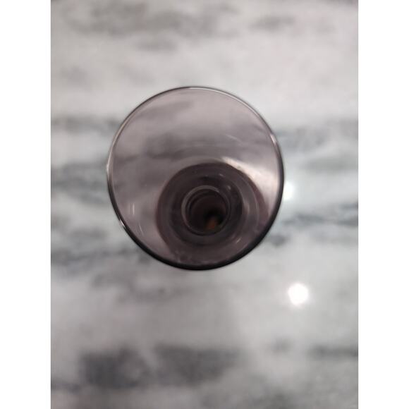 Amethyst Purple Glass Vase, Pedestal Base, 7.75", Vintage Bud Vase, Home Decor - Picture 6 of 10